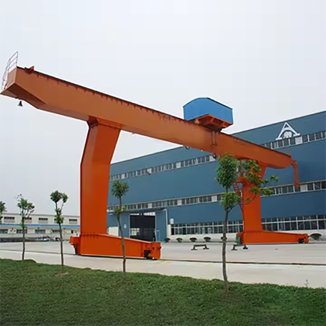 Portable L-Type Gantry Crane with Manual Winch System