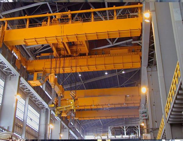 Double Beam Casting Crane Foundry Laddle For Steel Industry