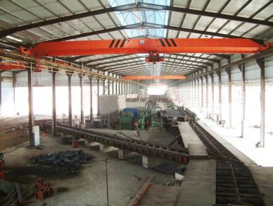 10 Ton Electric Single Girder Overhead Bridge Cranes With Best Limt Switch