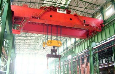 Steel Mill Heavy Duty 75/20ton Overhead Casting Ladle Crane
